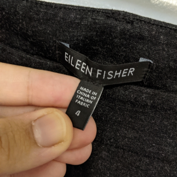 Eileen Fisher Heathered Tencel Ponte Skinny Pant 4 - Picture 3 of 7